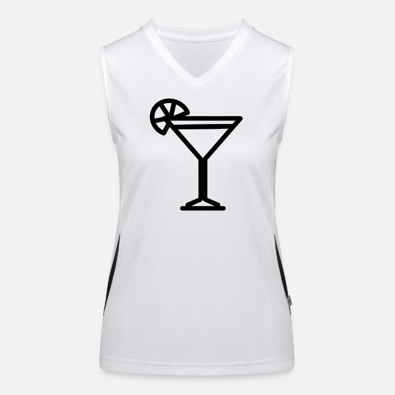 cocktail Débardeur respirant contrasté Femme