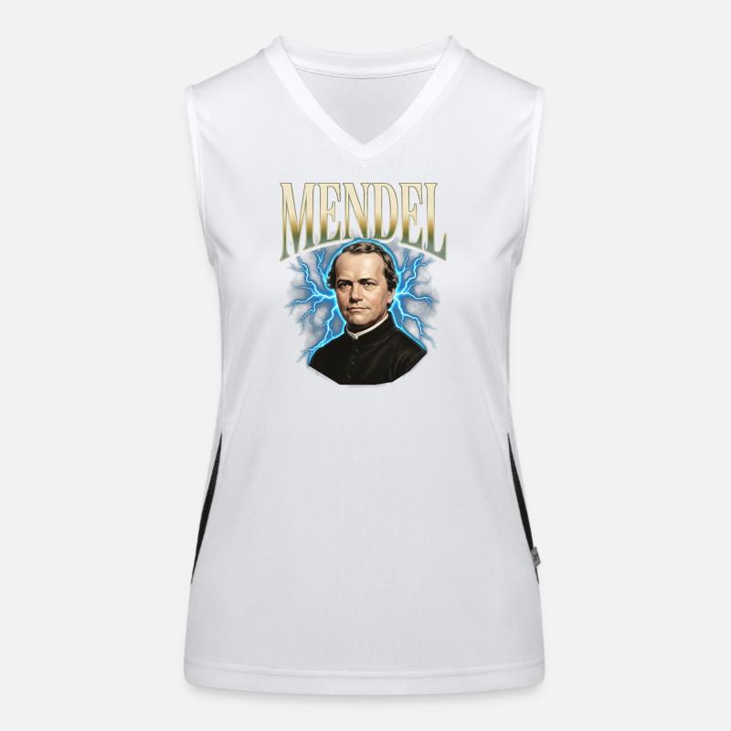 Gregor Mendel Donner Funktionelles Kontrast-Tank Top für Frauen