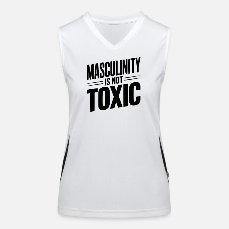 Masculinity Is Not Toxic Women's Functional Contrast Tank Top