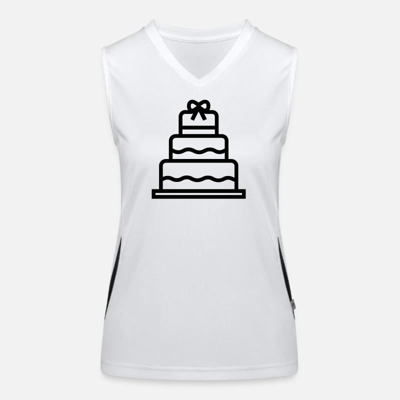 gâteau de mariage Débardeur respirant contrasté Femme