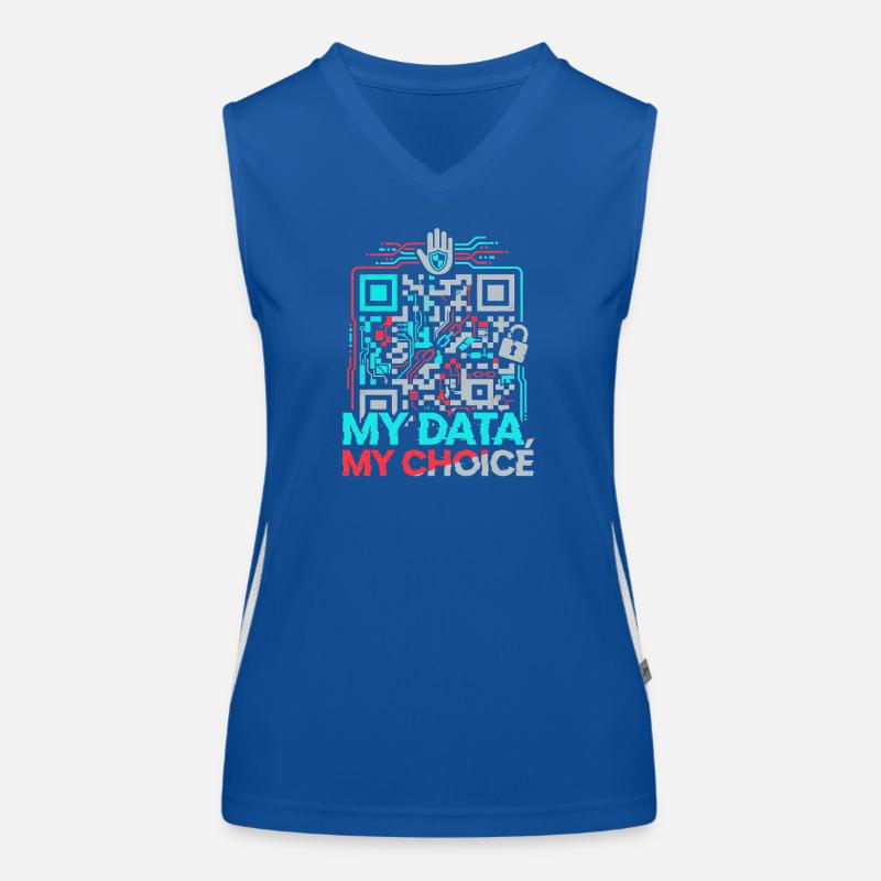 Meine Daten Funktionelles Kontrast-Tank Top für Frauen