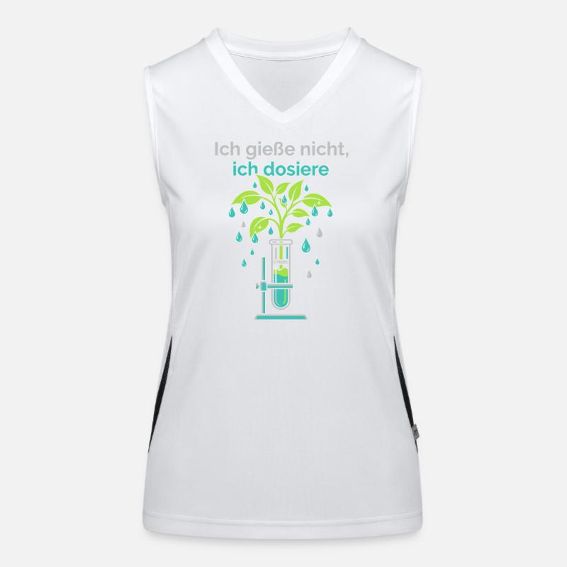 Hydroponik Garten Wasser Technik Funktionelles Kontrast-Tank Top für Frauen