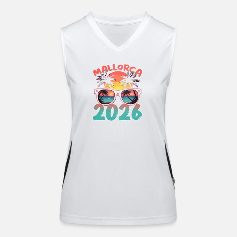 Mallorca 2026 Funktionelles Kontrast-Tank Top für Frauen