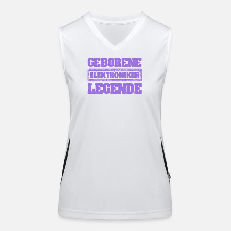 Elektroniker Funktionelles Kontrast-Tank Top für Frauen