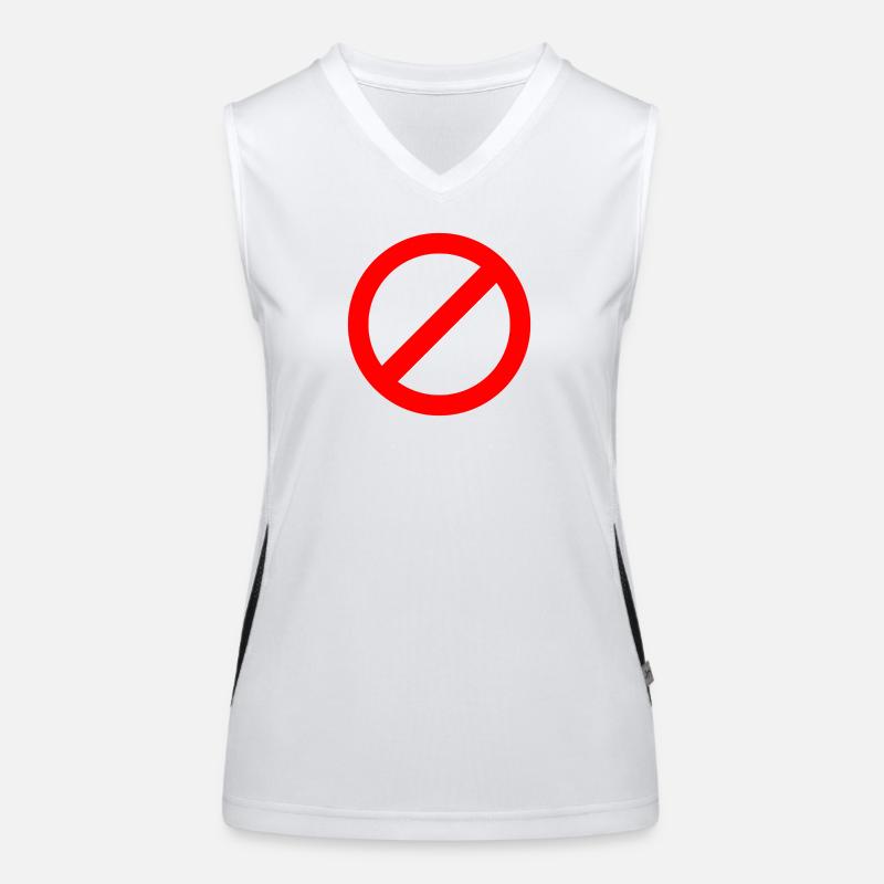 Not Allowed Women's Functional Contrast Tank Top