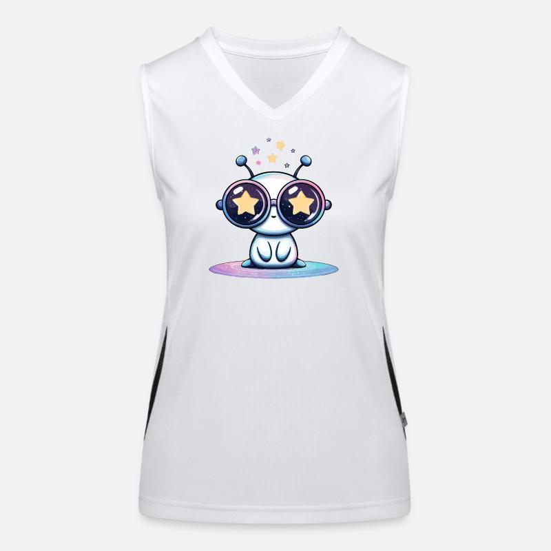 Starry glasses Alien Women's Functional Contrast Tank Top