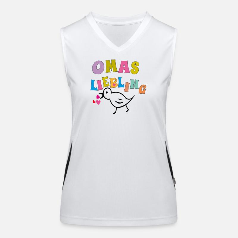 Omas Lieblings Funktionelles Kontrast-Tank Top für Frauen
