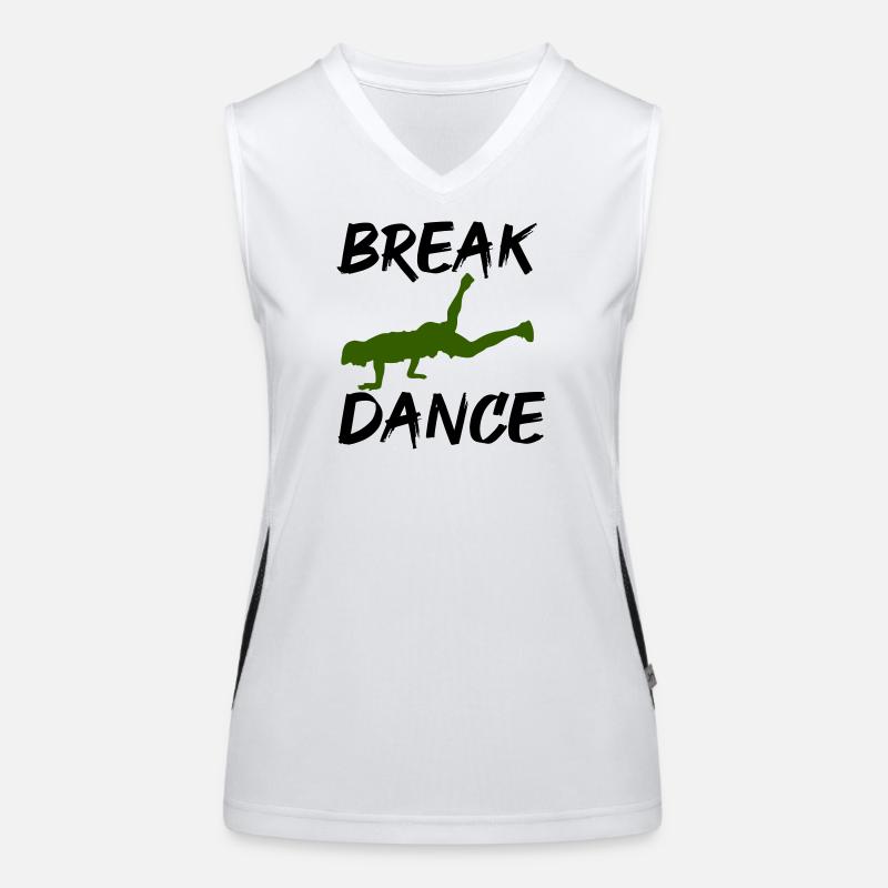 Breakdance Débardeur respirant contrasté Femme