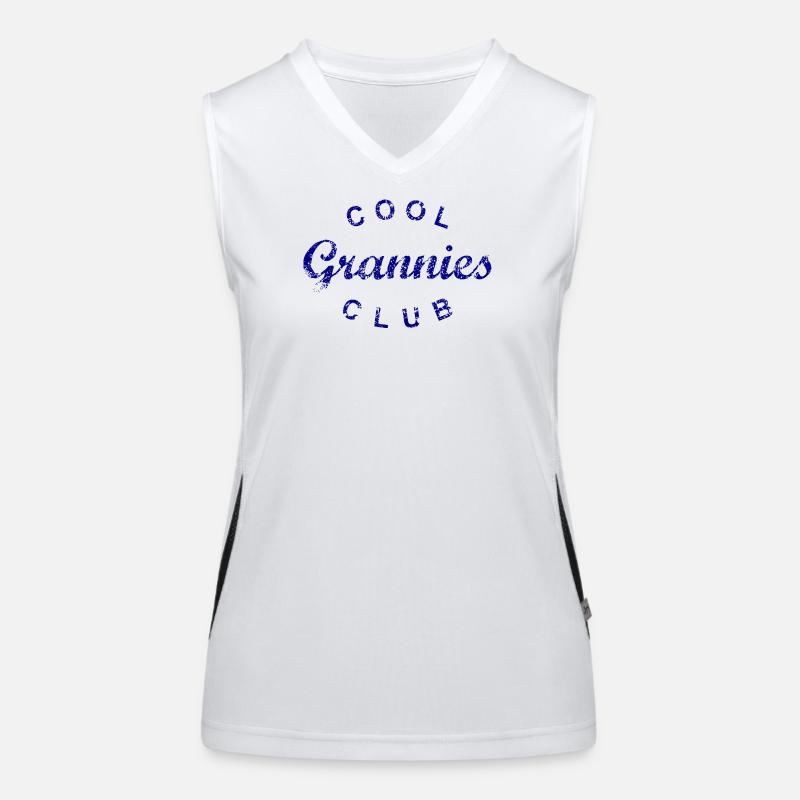 Cool Grannies Club Großmutter Muttertag Geschenk Funktionelles Kontrast-Tank Top für Frauen