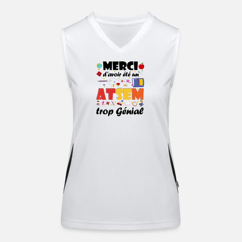 Danke, dass du auch ein ATSEM-Geschenk bist. Tolles Geschenk Funktionelles Kontrast-Tank Top für Frauen