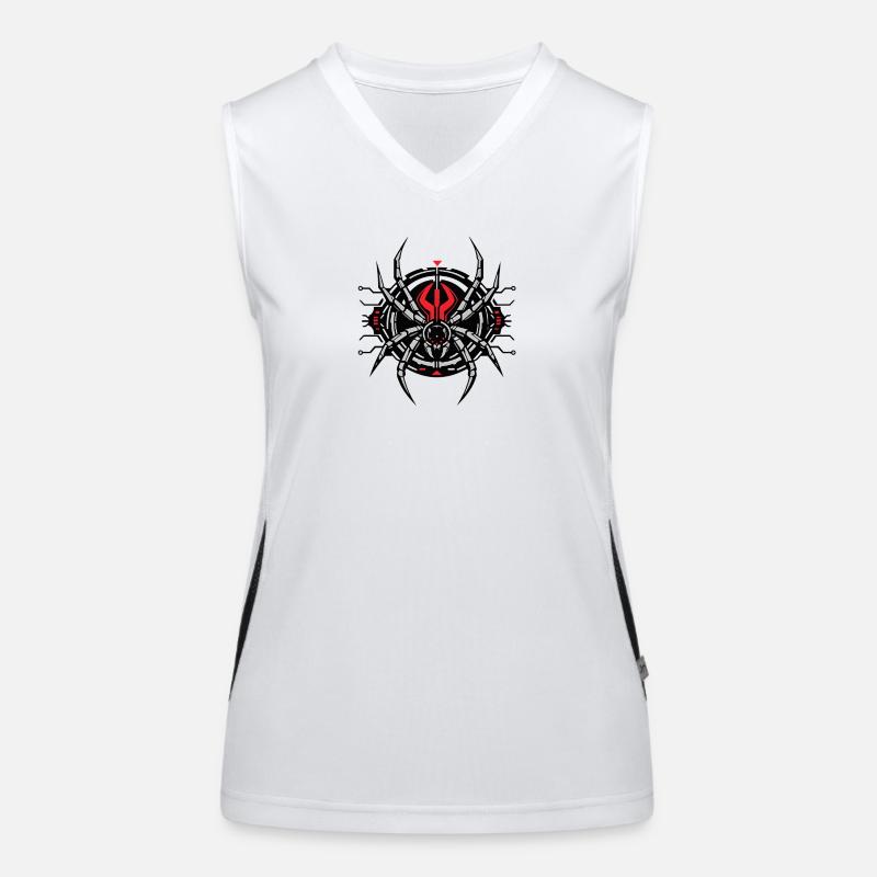 Redback Spider：Tech Edition Funktionelles Kontrast-Tank Top für Frauen