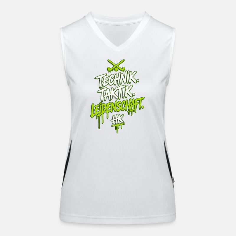 Technology. Tactics. Passion. Women's Functional Contrast Tank Top