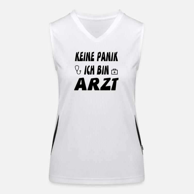 Arzt Funktionelles Kontrast-Tank Top für Frauen