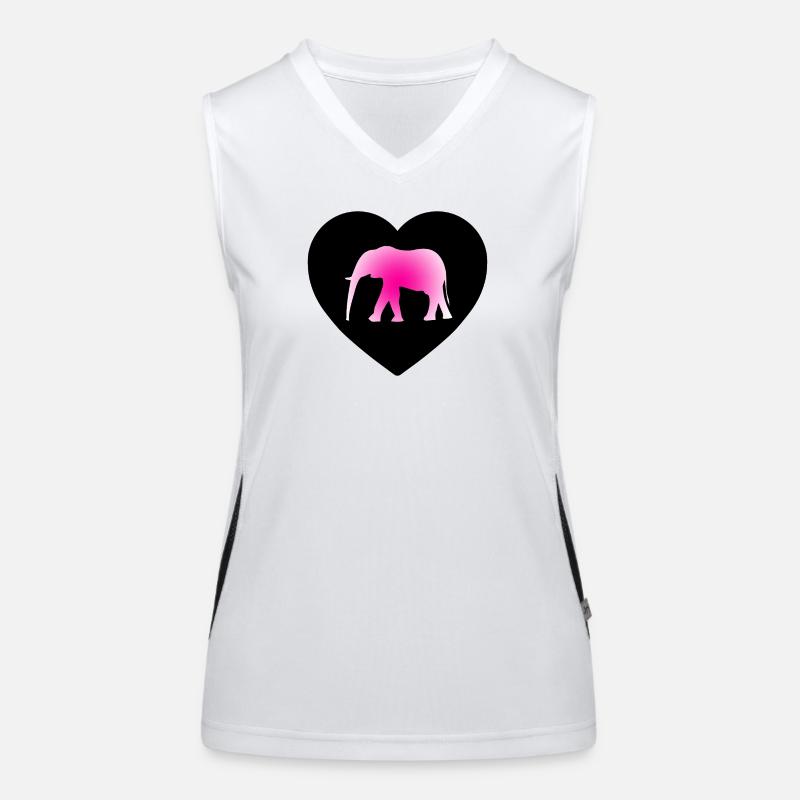 Éléphant Débardeur respirant contrasté Femme