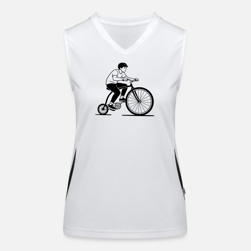 monocycle Débardeur respirant contrasté Femme