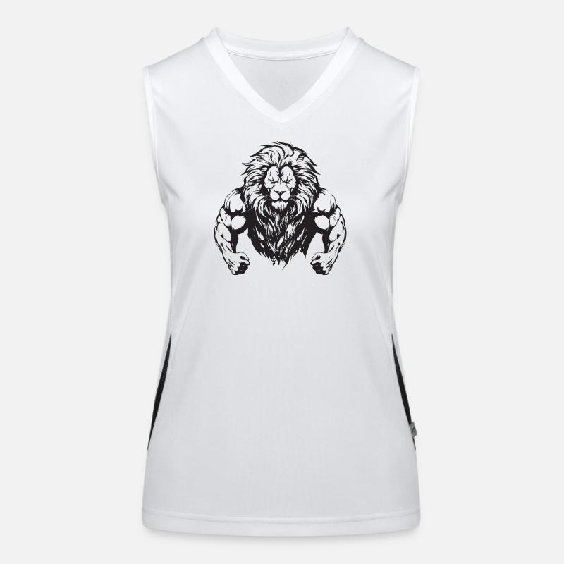 Muscles Lion Débardeur respirant contrasté Femme