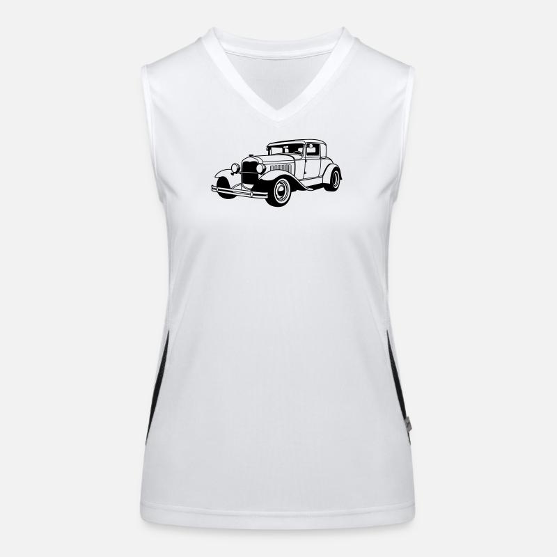 Voiture classique Débardeur respirant contrasté Femme