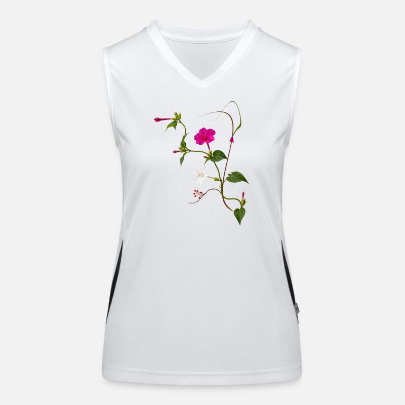 Fleur Miraculeuse Zen Blossoms Design Débardeur respirant contrasté Femme
