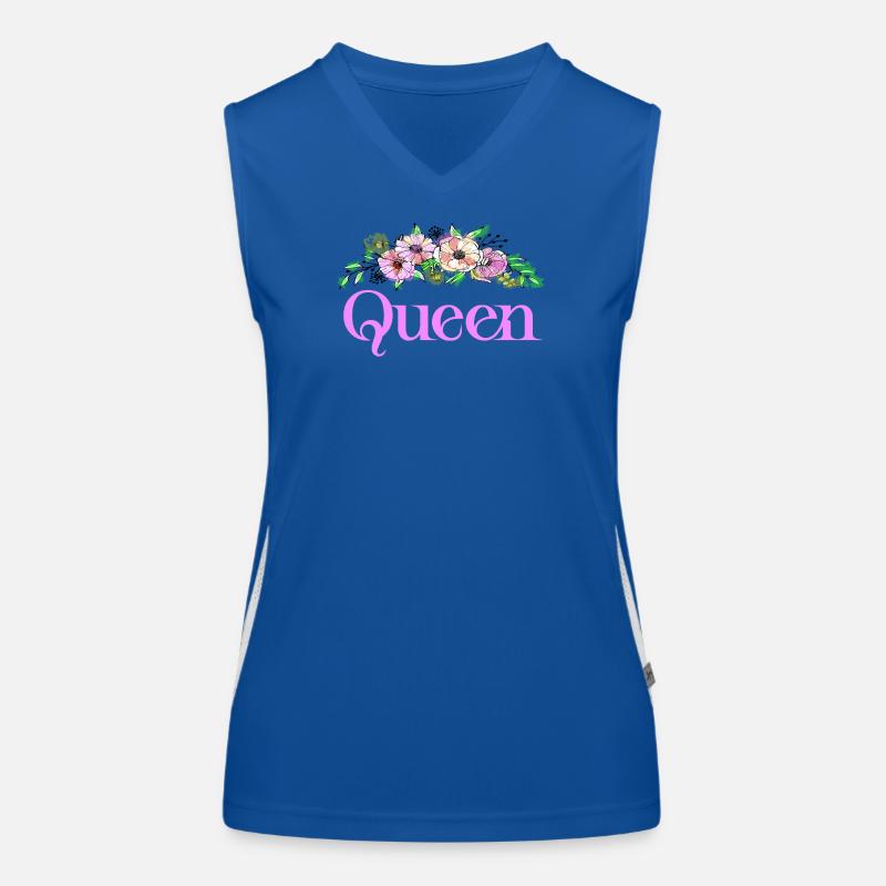 Königin Funktionelles Kontrast-Tank Top für Frauen