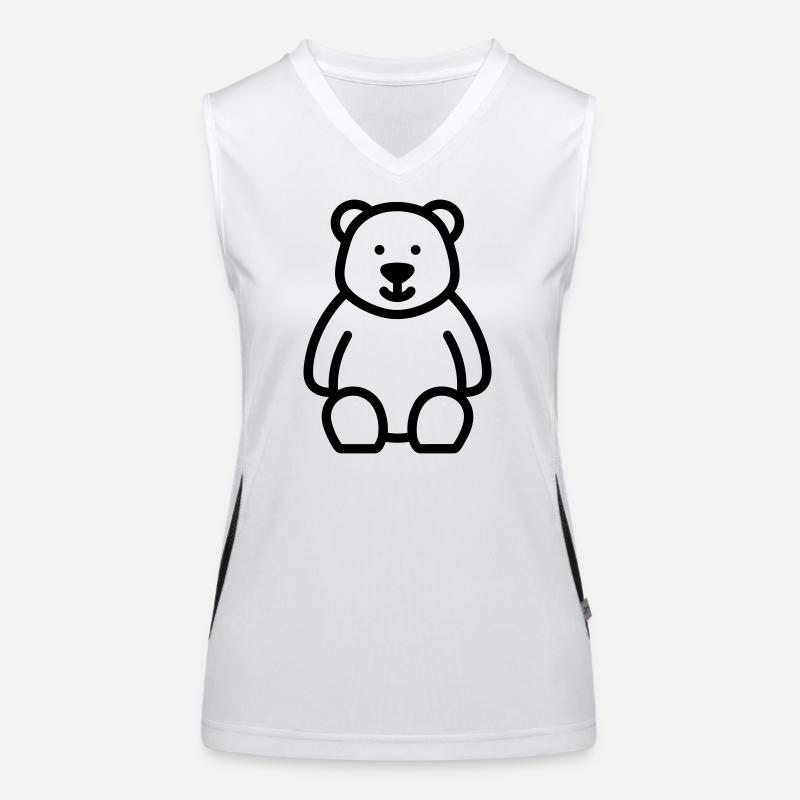 Bär Funktionelles Kontrast-Tank Top für Frauen