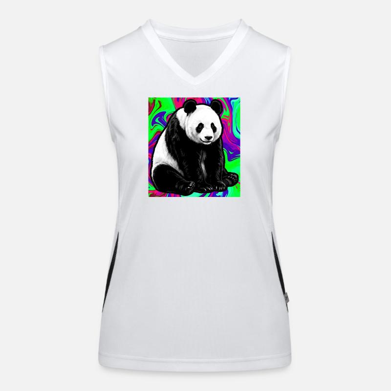panda Women's Functional Contrast Tank Top