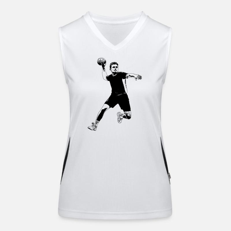 Handballer Funktionelles Kontrast-Tank Top für Frauen