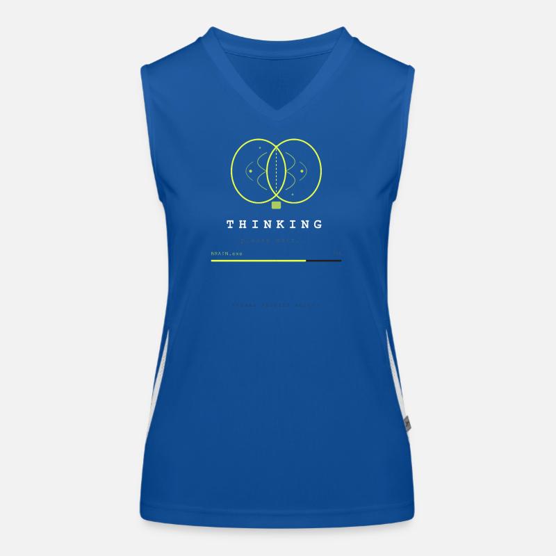 BRAIN.EXE LÄDT Funktionelles Kontrast-Tank Top für Frauen