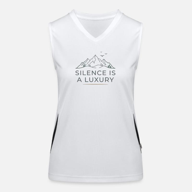 Tranquility is luxury Women's Functional Contrast Tank Top