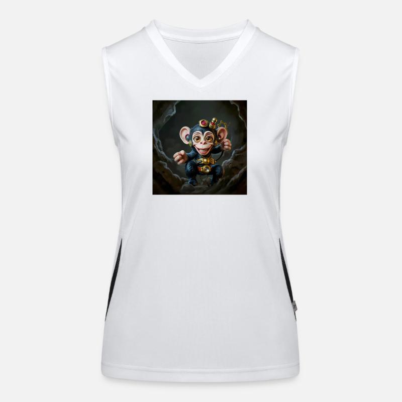 Combinaison steampunk aventureuse Débardeur respirant contrasté Femme