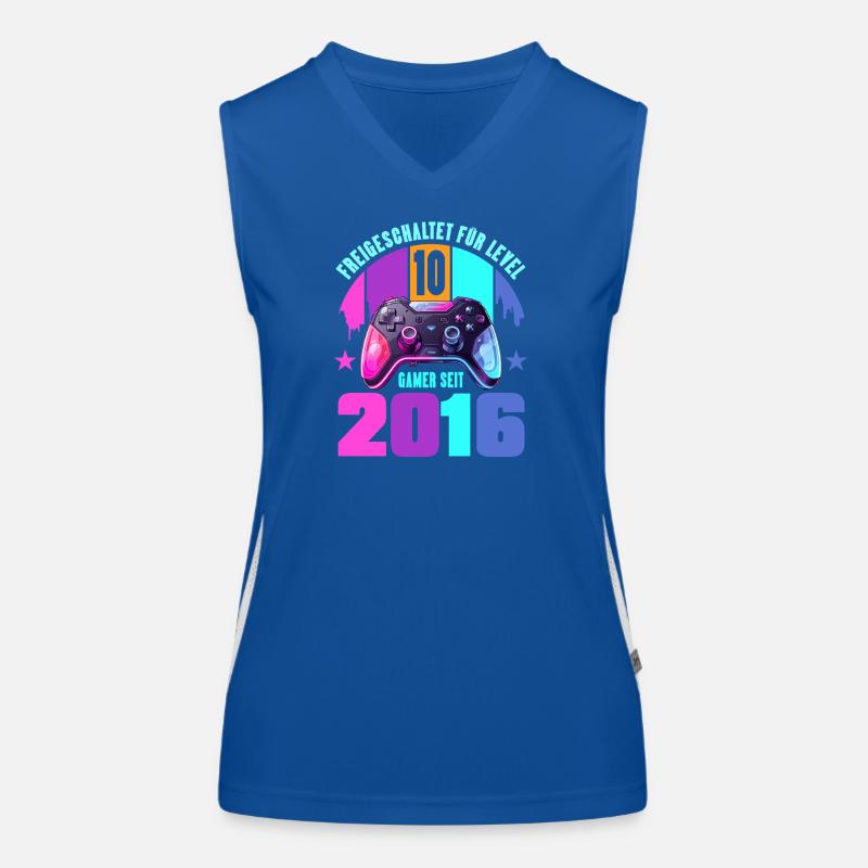 10. Geburtstag Junge Mädchen Funktionelles Kontrast-Tank Top für Frauen