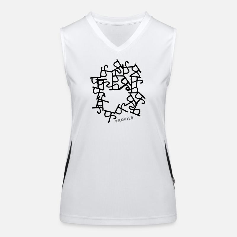 Profile Funktionelles Kontrast-Tank Top für Frauen