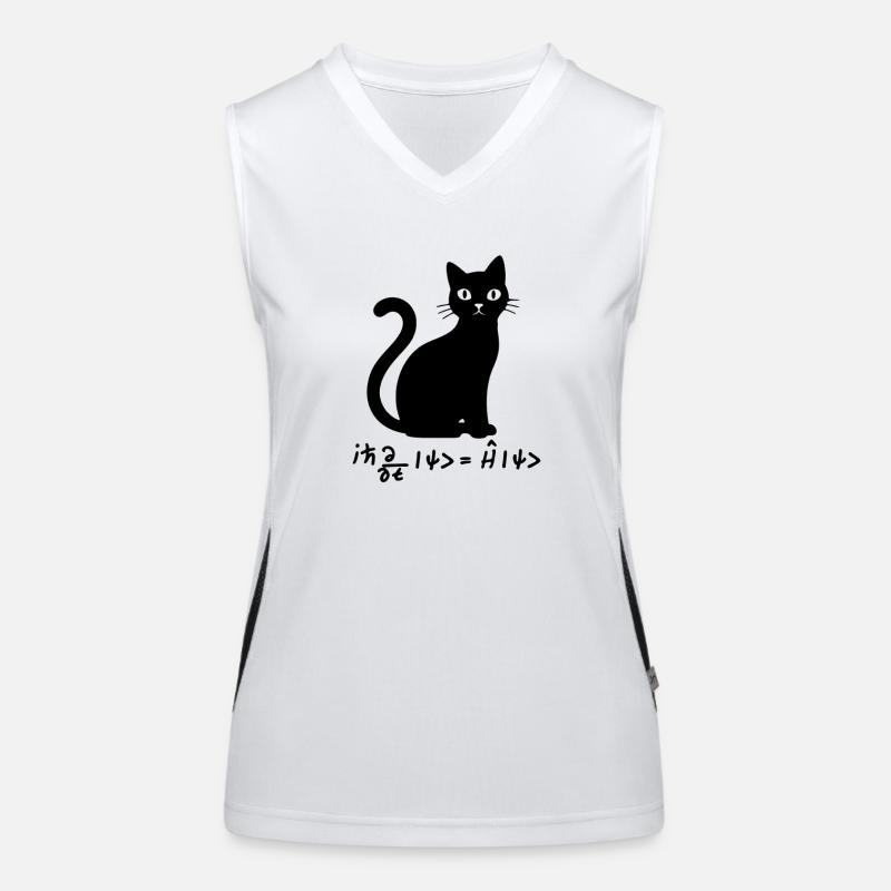 Schödinger's equation Women's Functional Contrast Tank Top