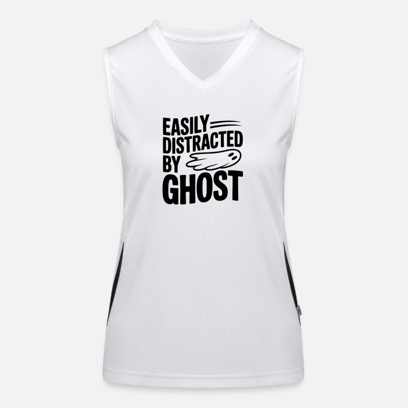 Easily Distracted by Ghost Women's Functional Contrast Tank Top