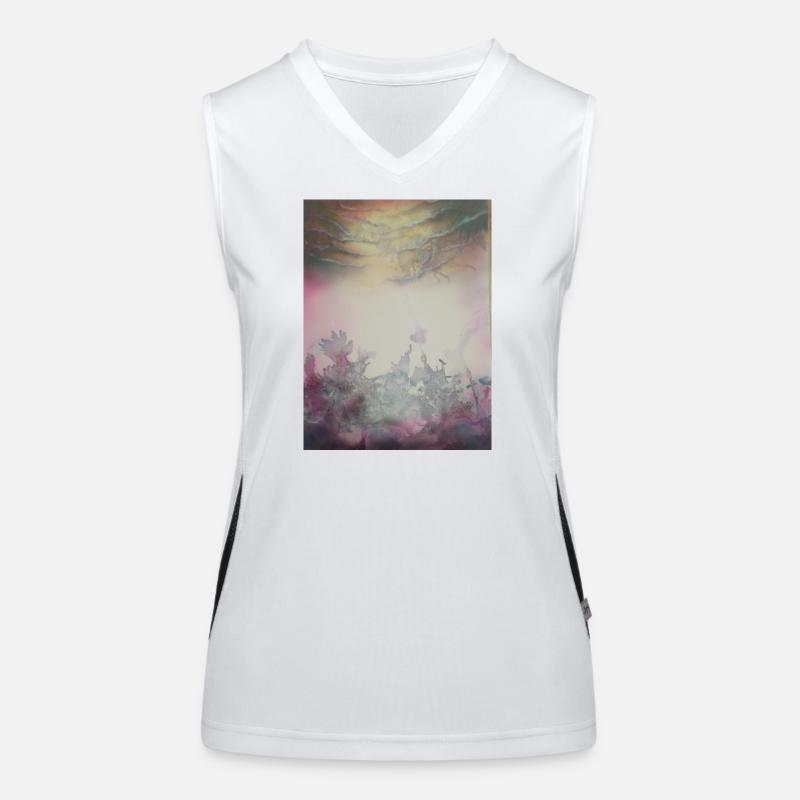 Pastelldesign Funktionelles Kontrast-Tank Top für Frauen