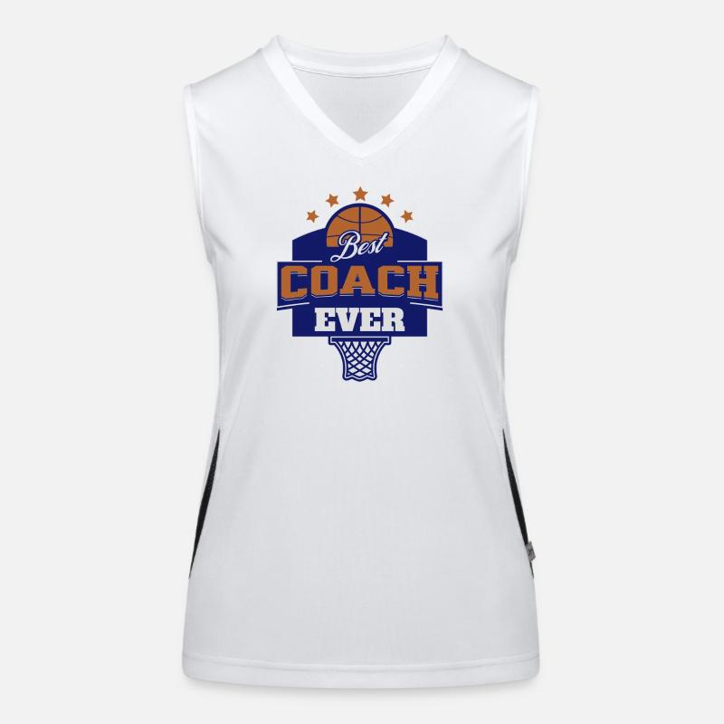 Bester Basketballtrainer Funktionelles Kontrast-Tank Top für Frauen