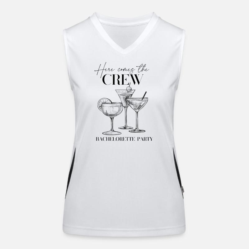 Bridesmaids Bachelorette Party Bachelorette Women's Functional Contrast Tank Top