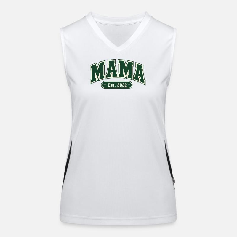 Mama Est 2022 - Collegiate Débardeur respirant contrasté Femme