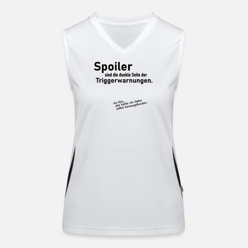 Trigger Spoiler Funktionelles Kontrast-Tank Top für Frauen
