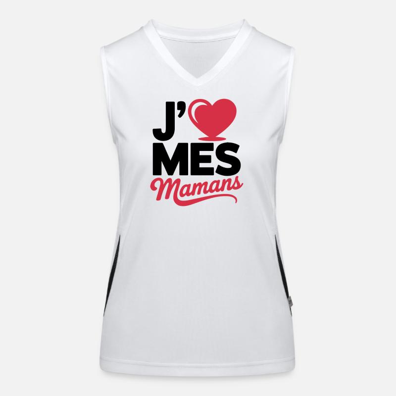Aime_mes_mamans Débardeur respirant contrasté Femme