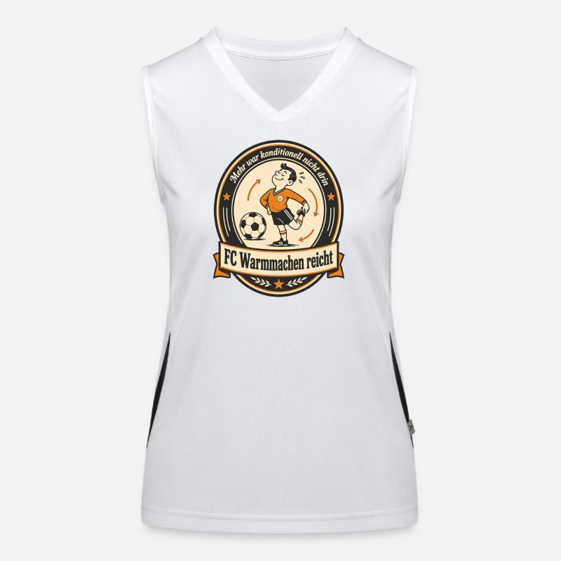 FC Warmmachen reicht Funktionelles Kontrast-Tank Top für Frauen