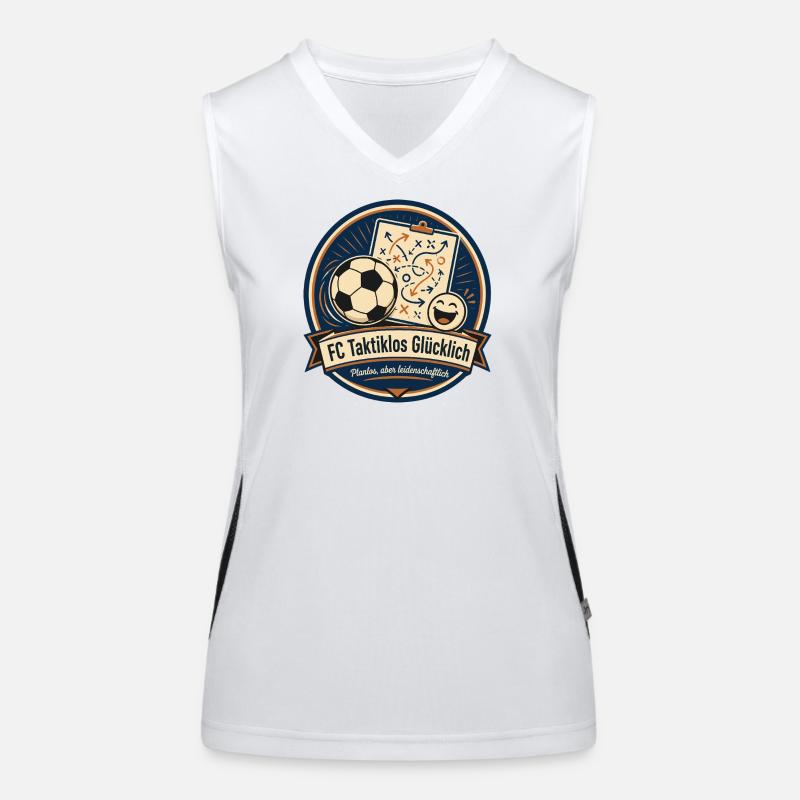 FC Taktiklos Glücklich Funktionelles Kontrast-Tank Top für Frauen