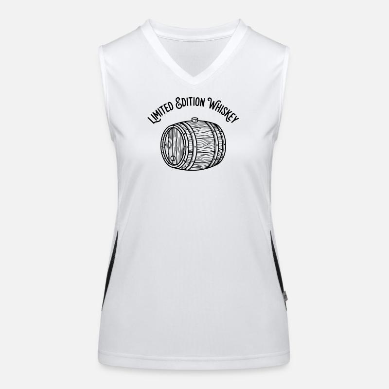 Whiskey Funktionelles Kontrast-Tank Top für Frauen