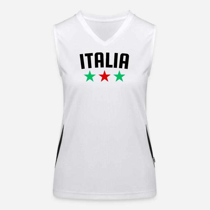 Italy 3 star design Women's Functional Contrast Tank Top