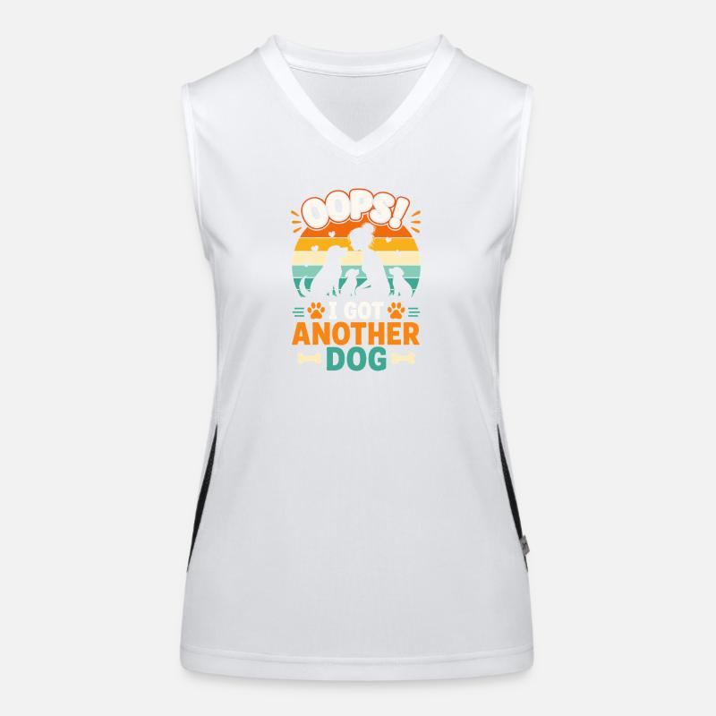 Noch ein Hund: Oops! Funktionelles Kontrast-Tank Top für Frauen