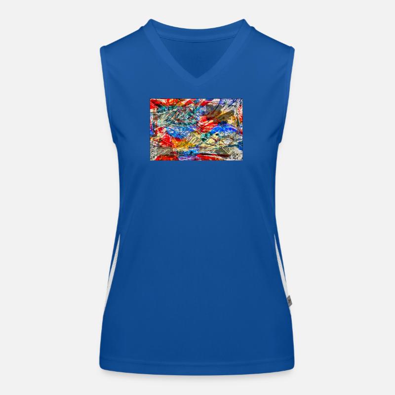 ablehnung Funktionelles Kontrast-Tank Top für Frauen