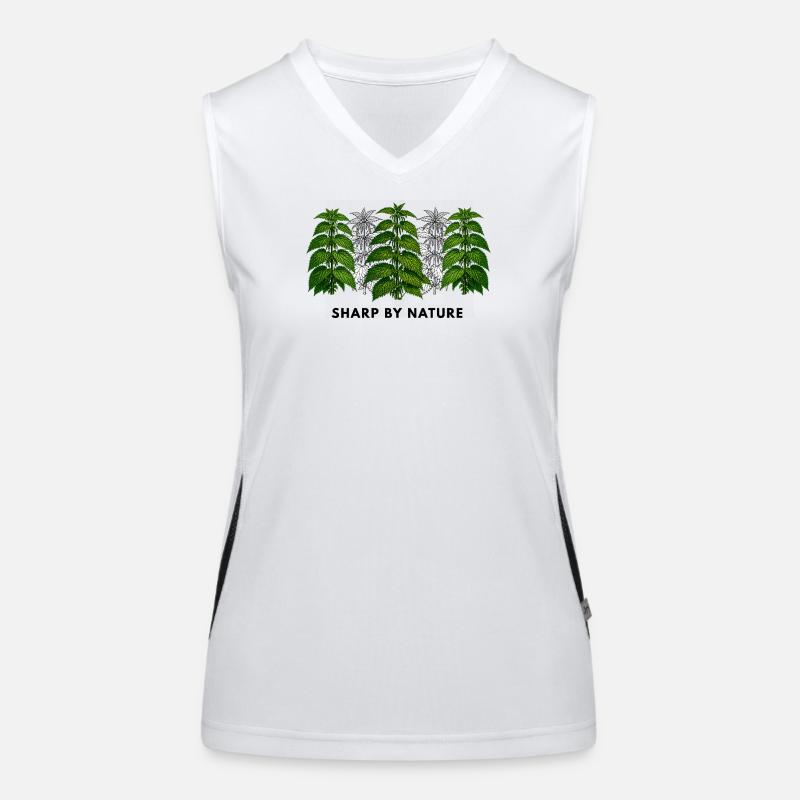 Stinging nettle is sharp by nature Women's Functional Contrast Tank Top