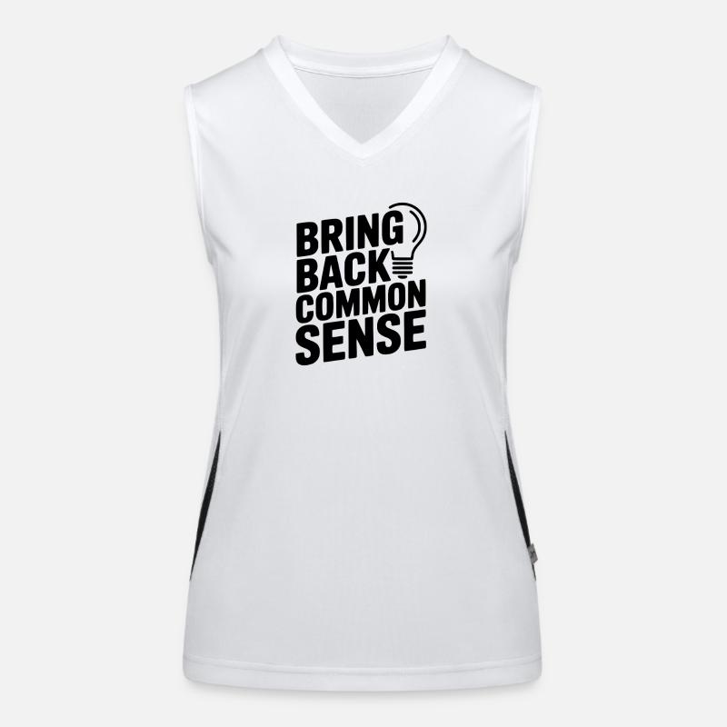 Bring Back Common Sense Women's Functional Contrast Tank Top