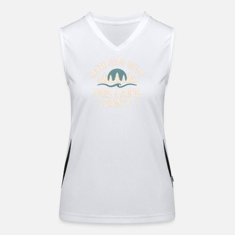 Lake Can't Wait Women's Functional Contrast Tank Top