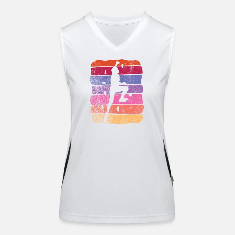 Boulderer Boulder Bouldern Funktionelles Kontrast-Tank Top für Frauen