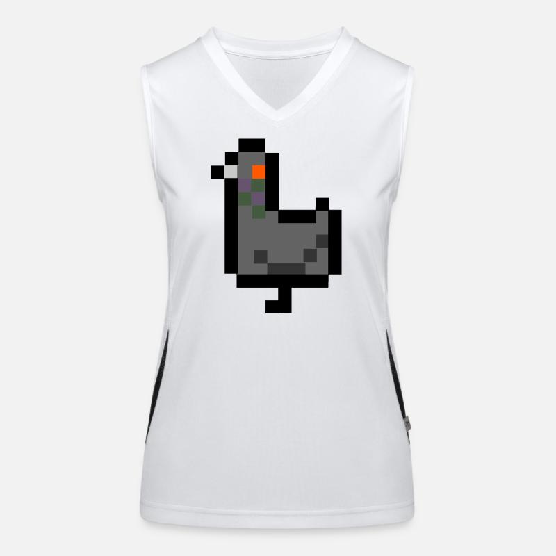 pigeon pixel Débardeur respirant contrasté Femme